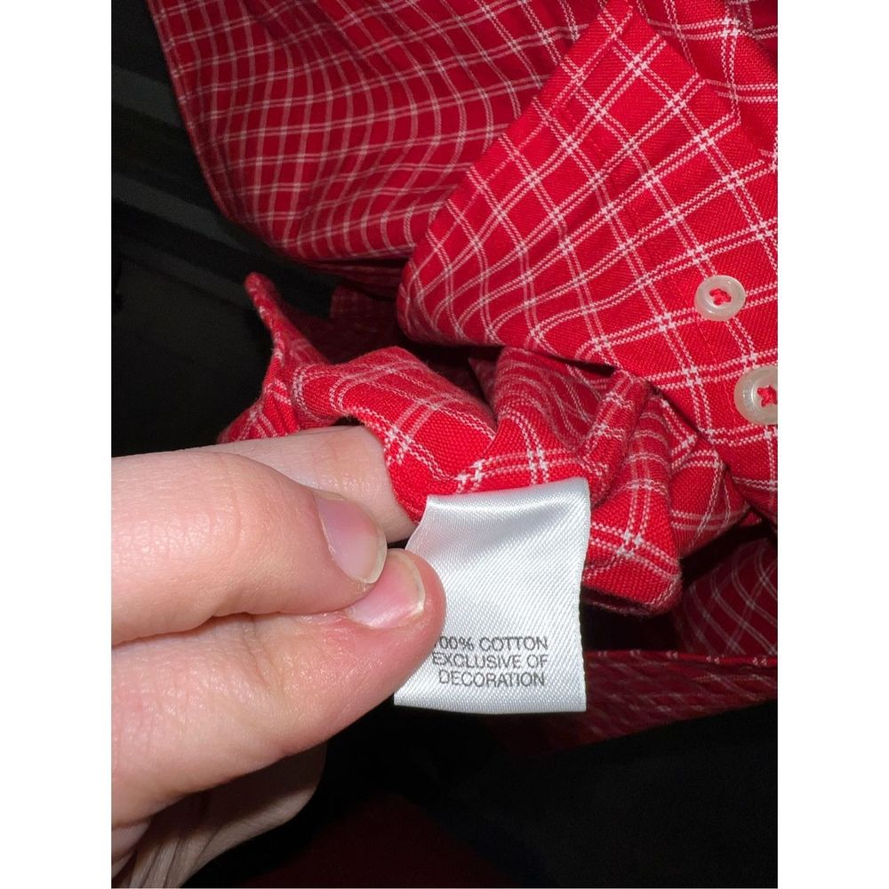 NWT Red Daniel Cremieux Short Sleeve Button Down Shirt Size 2XL - Picture 13 of 14